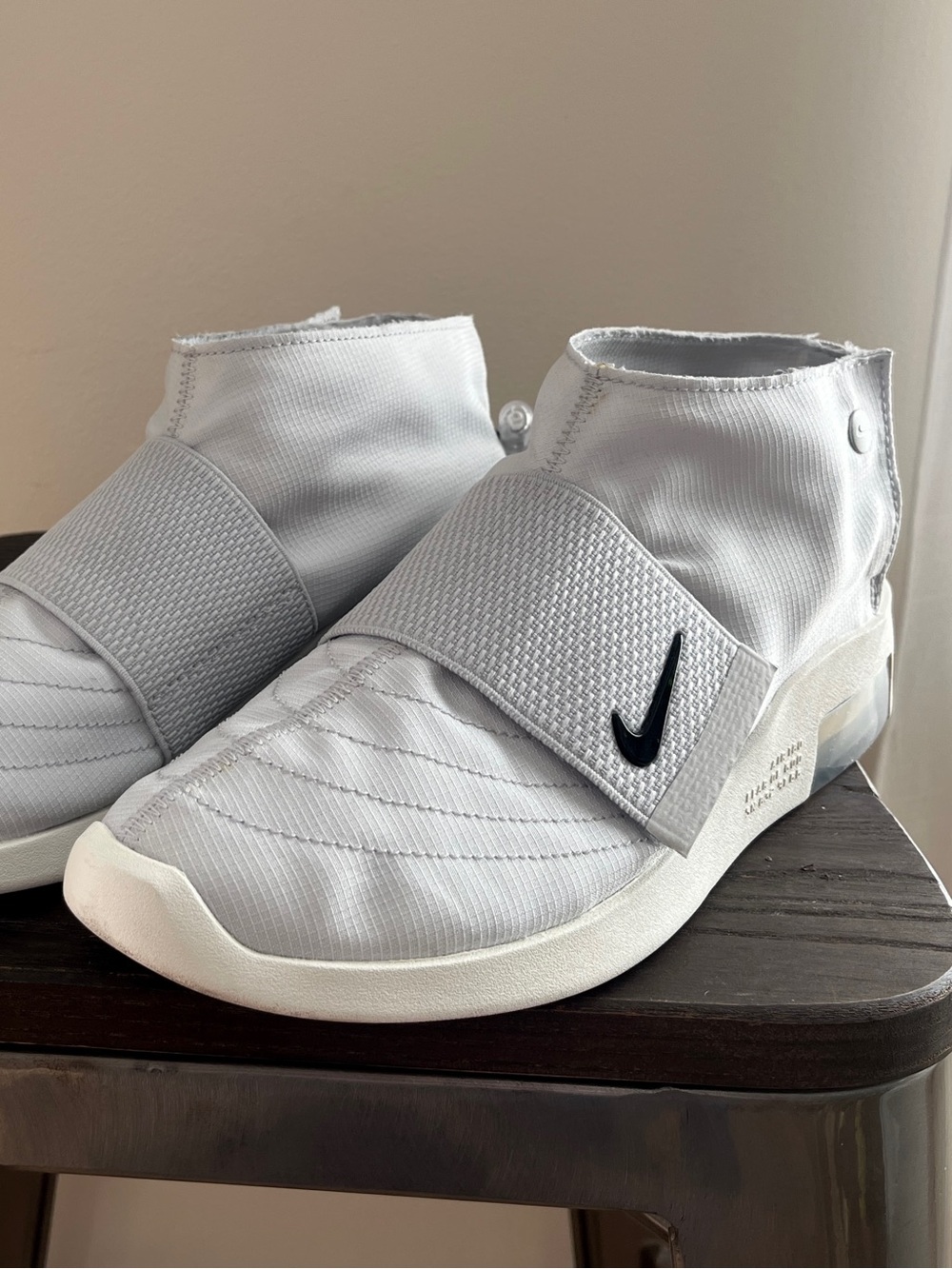 Nike x Fear of God Air Moccasin Pure Platinum Men's 8.5